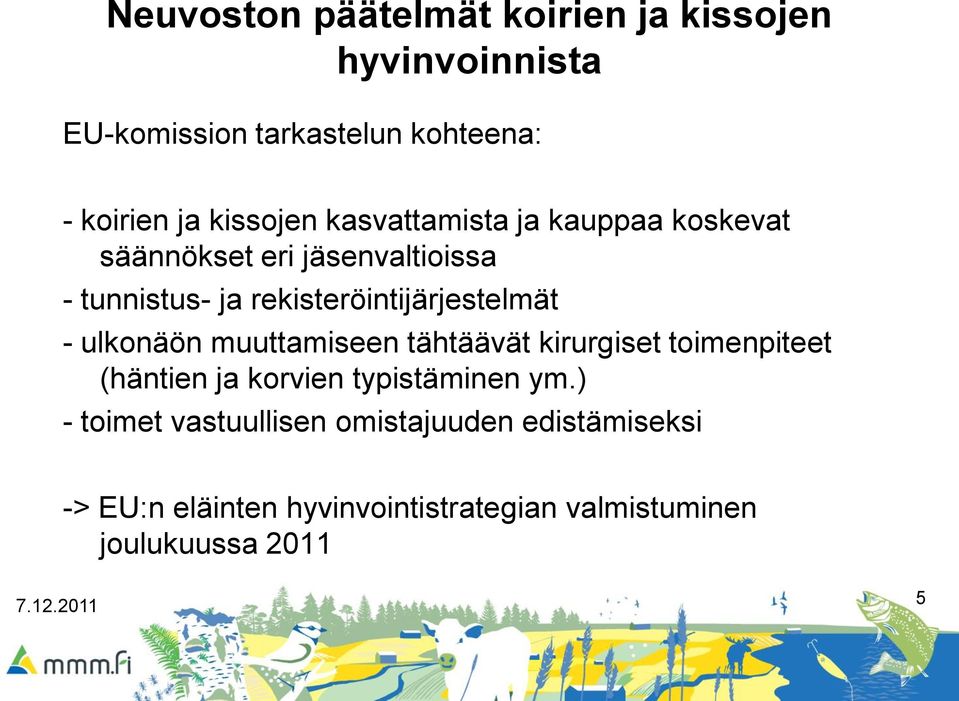 rekisteröintijärjestelmät - ulkonäön muuttamiseen tähtäävät kirurgiset toimenpiteet (häntien ja korvien