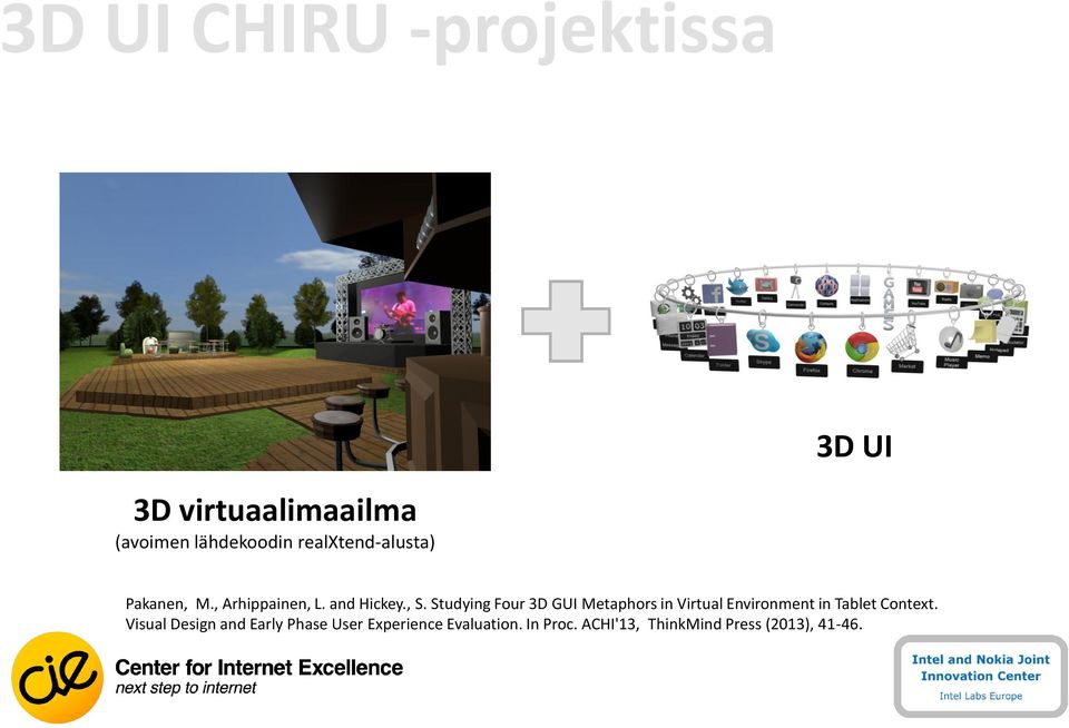 Studying Four 3D GUI Metaphors in Virtual Environment in Tablet Context.