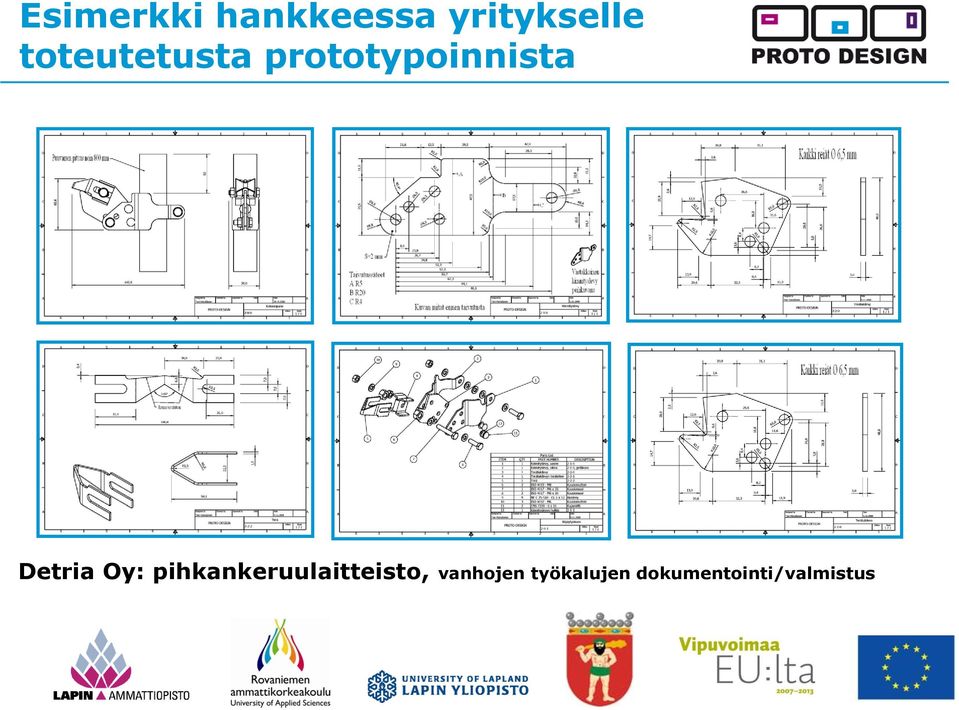 Detria Oy: pihkankeruulaitteisto,