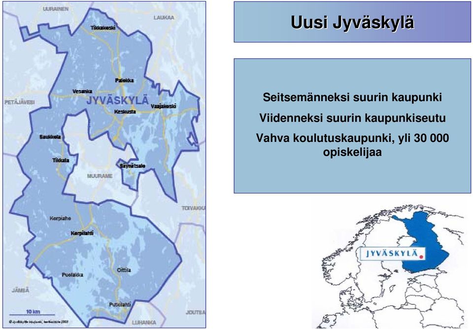 Viidenneksi suurin kaupunkiseutu