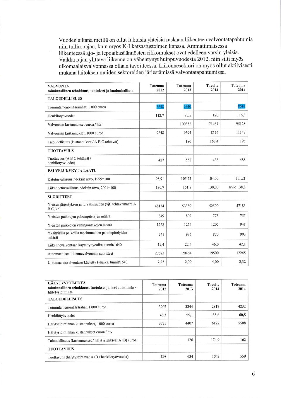 Vaikka rajan ylittävä liikenne on vähentynyt huippuvuodesta 2012, niin silti myös ulkomaalaisvalvoimassa ollaan tavoitteessa.