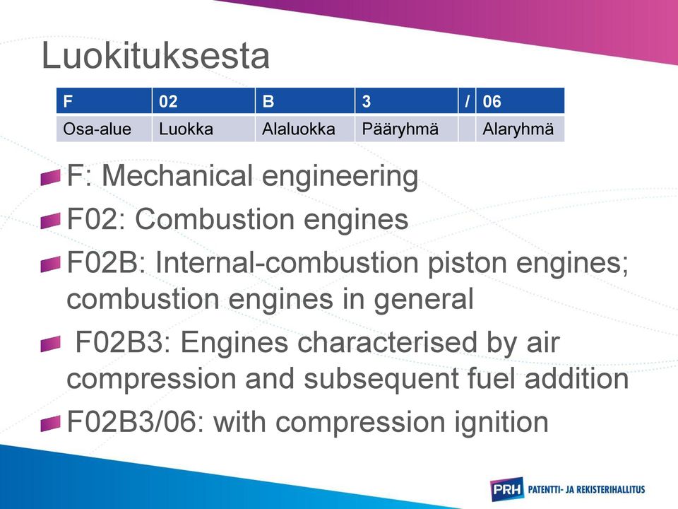 piston engines; combustion engines in general F02B3: Engines characterised