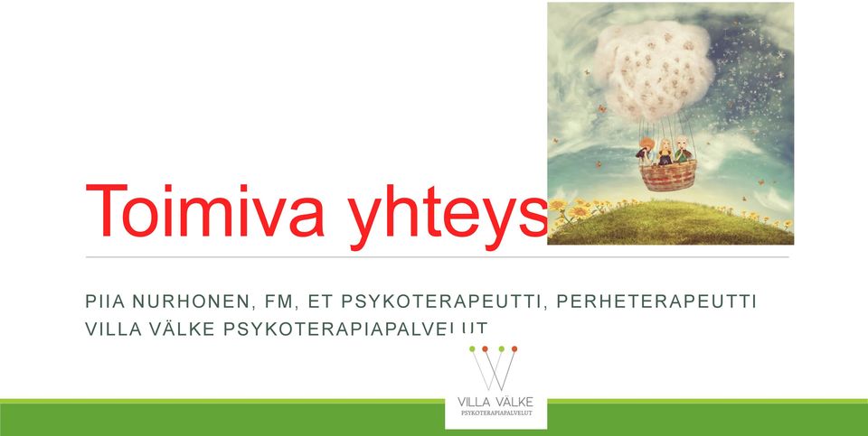 PSYKOTERAPEUTTI,