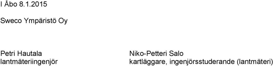 Hautala lantmäteriingenjör