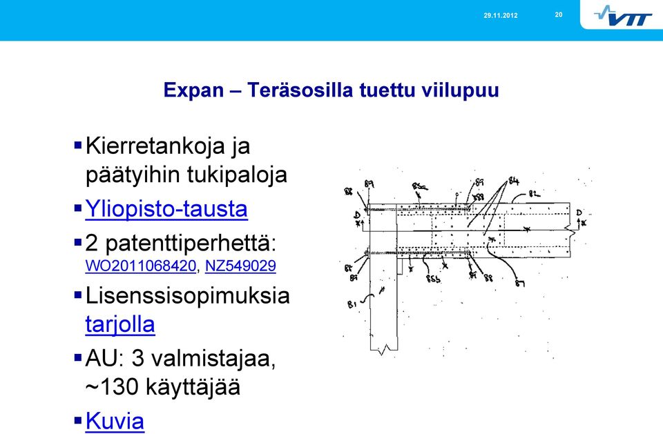 patenttiperhettä: WO2011068420, NZ549029