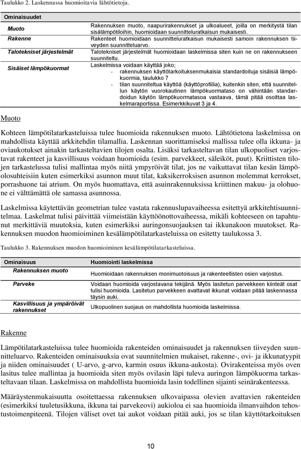 suunnitteluratkaisun mukaisesti. Rakenteet huomioidaan suunnitteluratkaisun mukaisesti samoin rakennuksen tiiveyden suunnitteluarvo.