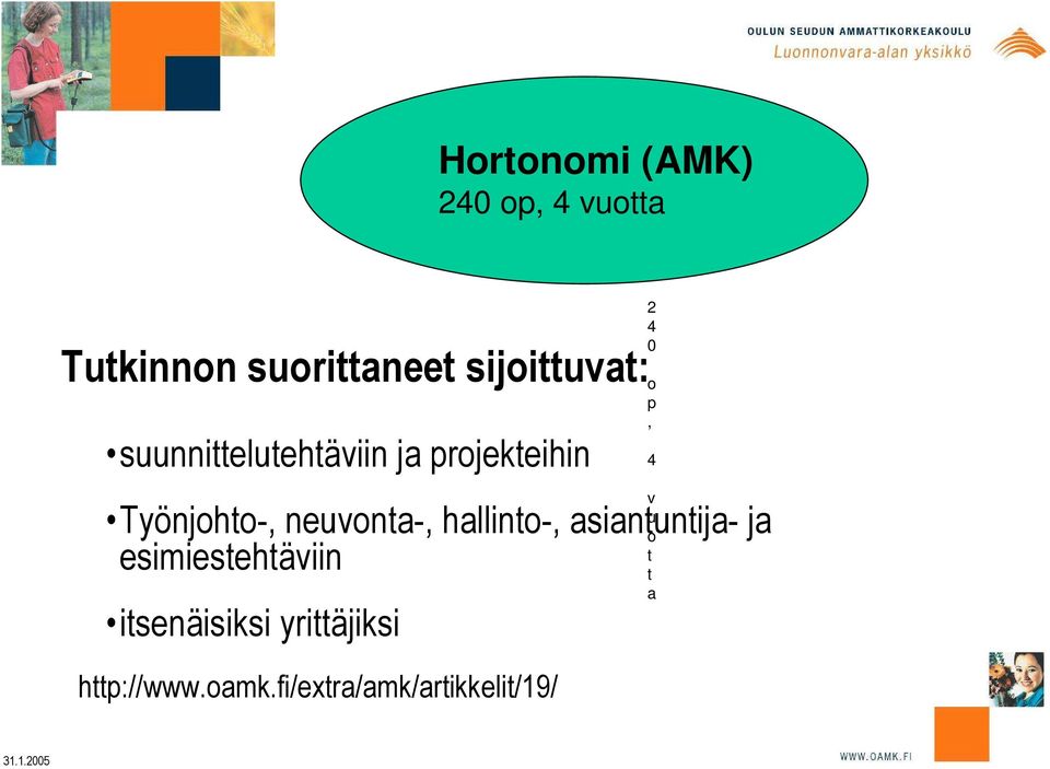 neuvonta-, hallinto-, asiantuntija- ja esimiestehtäviin