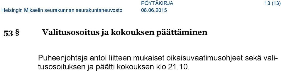 liitteen mukaiset oikaisuvaatimusohjeet