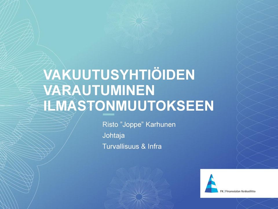 ILMASTONMUUTOKSEEN Risto