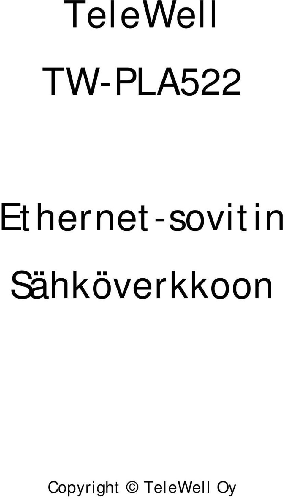 Ethernet-sovitin