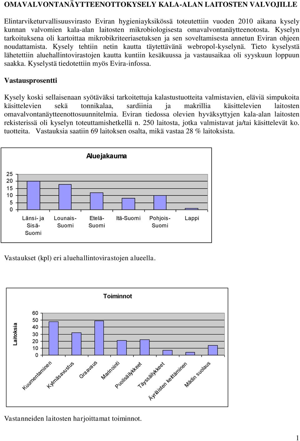 Kysely tehtiin netin kautta täytettävänä webropol-kyselynä. Tieto kyselystä lähetettiin aluehallintovirastojen kautta kuntiin kesäkuussa ja vastausaikaa oli syyskuun loppuun saakka.