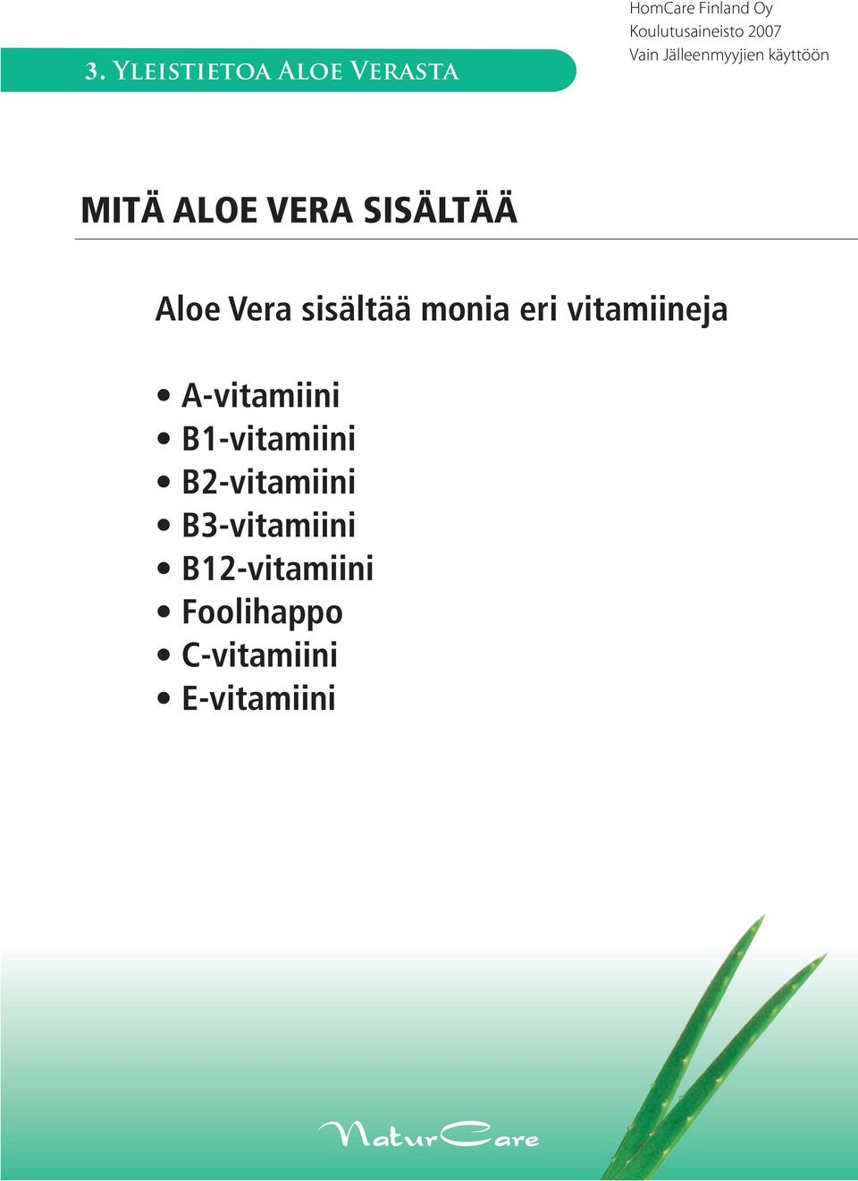 vitamiineja A-vitamiini B1-vitamiini