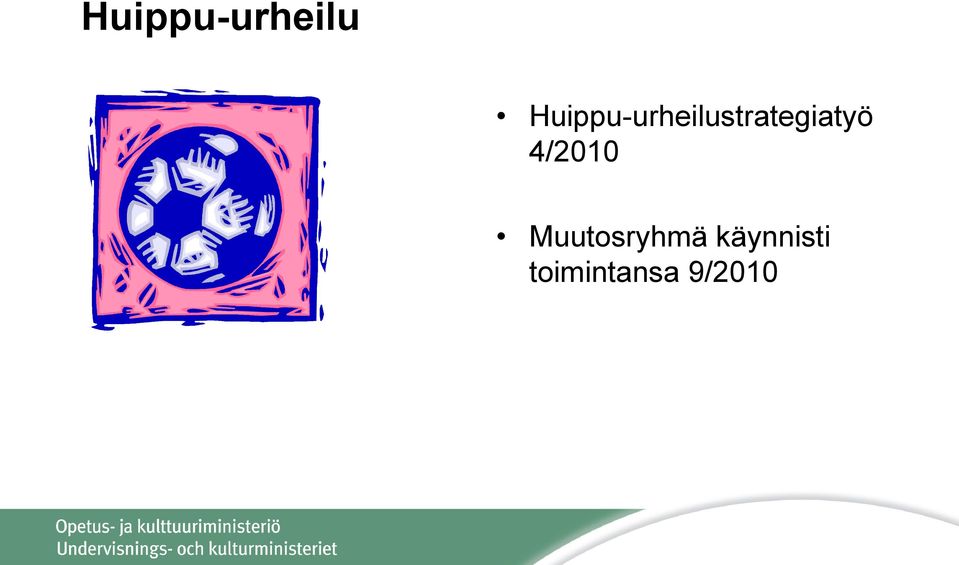 Muutosryhmä käynnisti