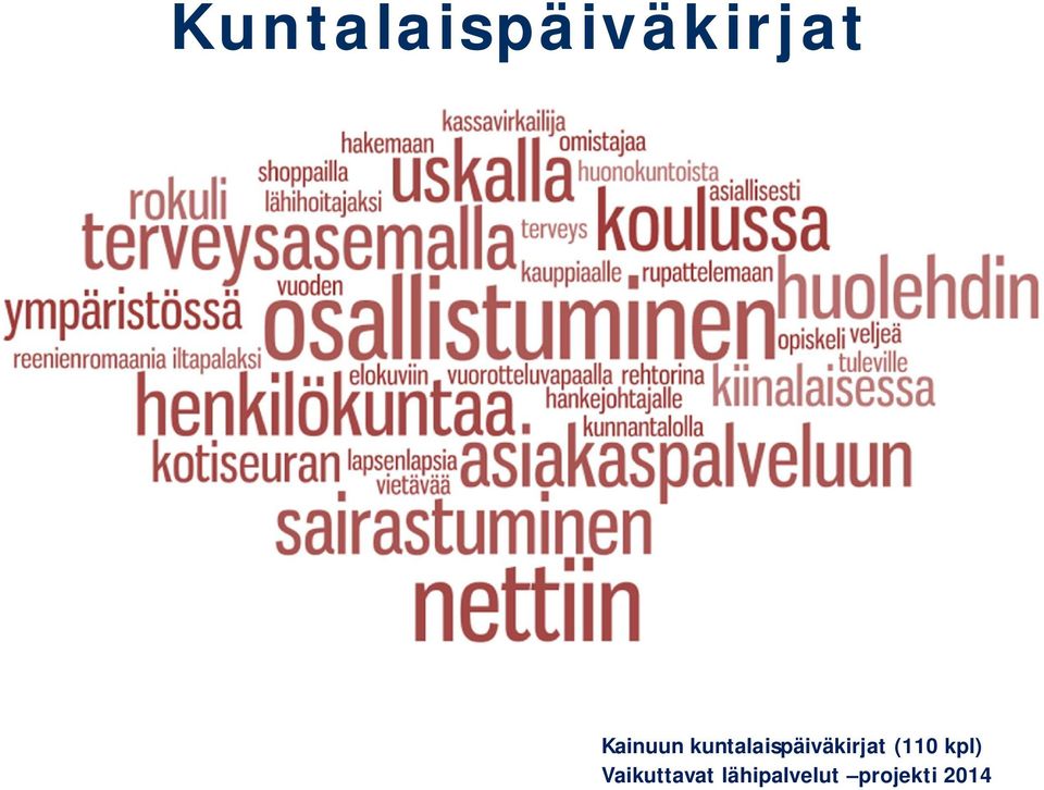 kuntalaispäiväkirjat