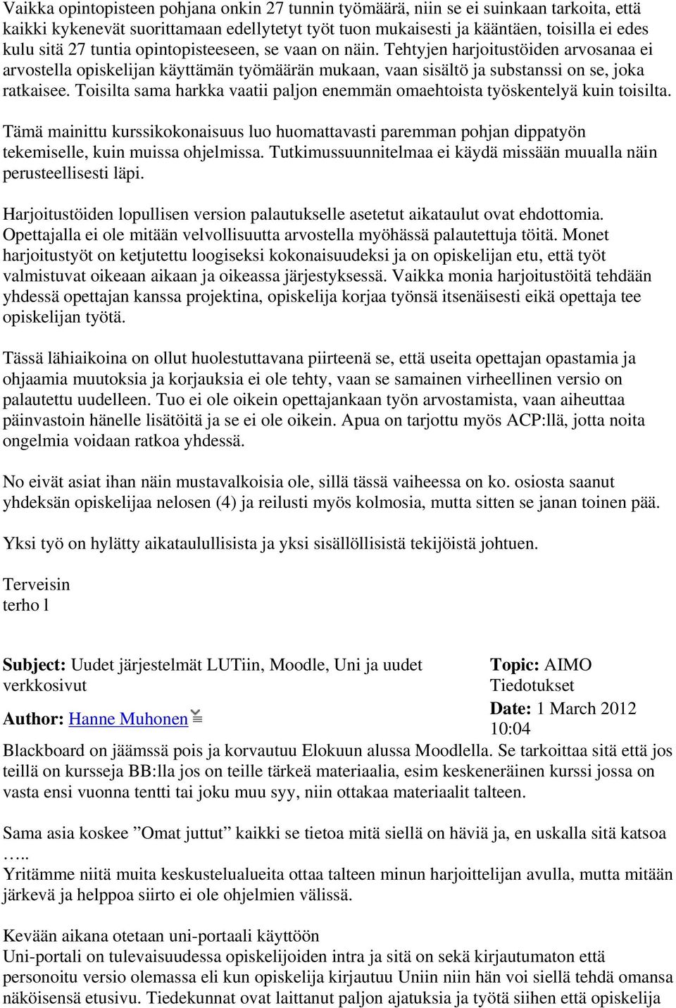 Dating luennoitsija opiskelija