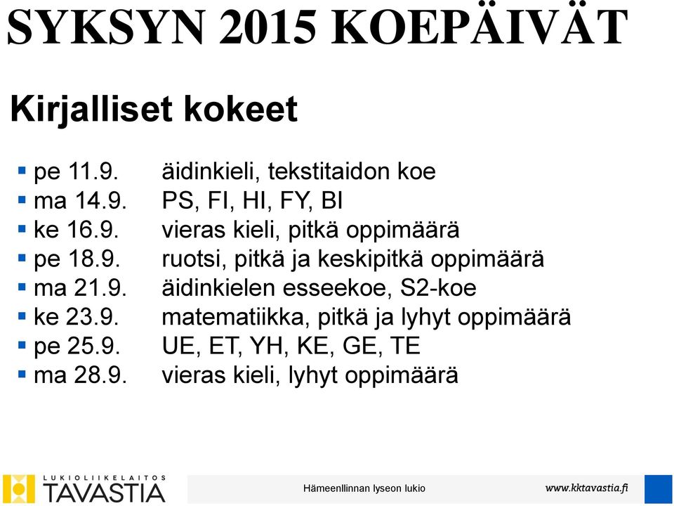 pitkä oppimäärä ruotsi, pitkä ja keskipitkä oppimäärä äidinkielen esseekoe, S2-koe