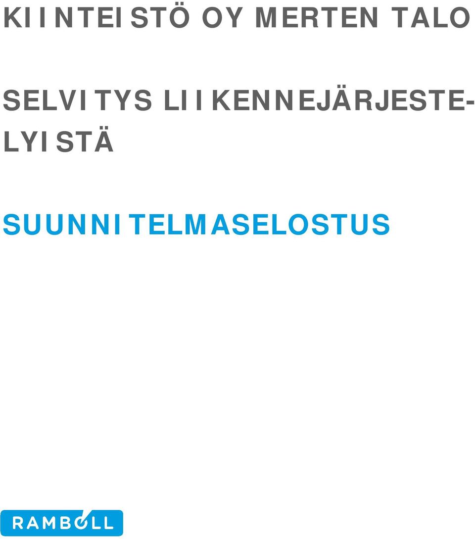 SELVITYS