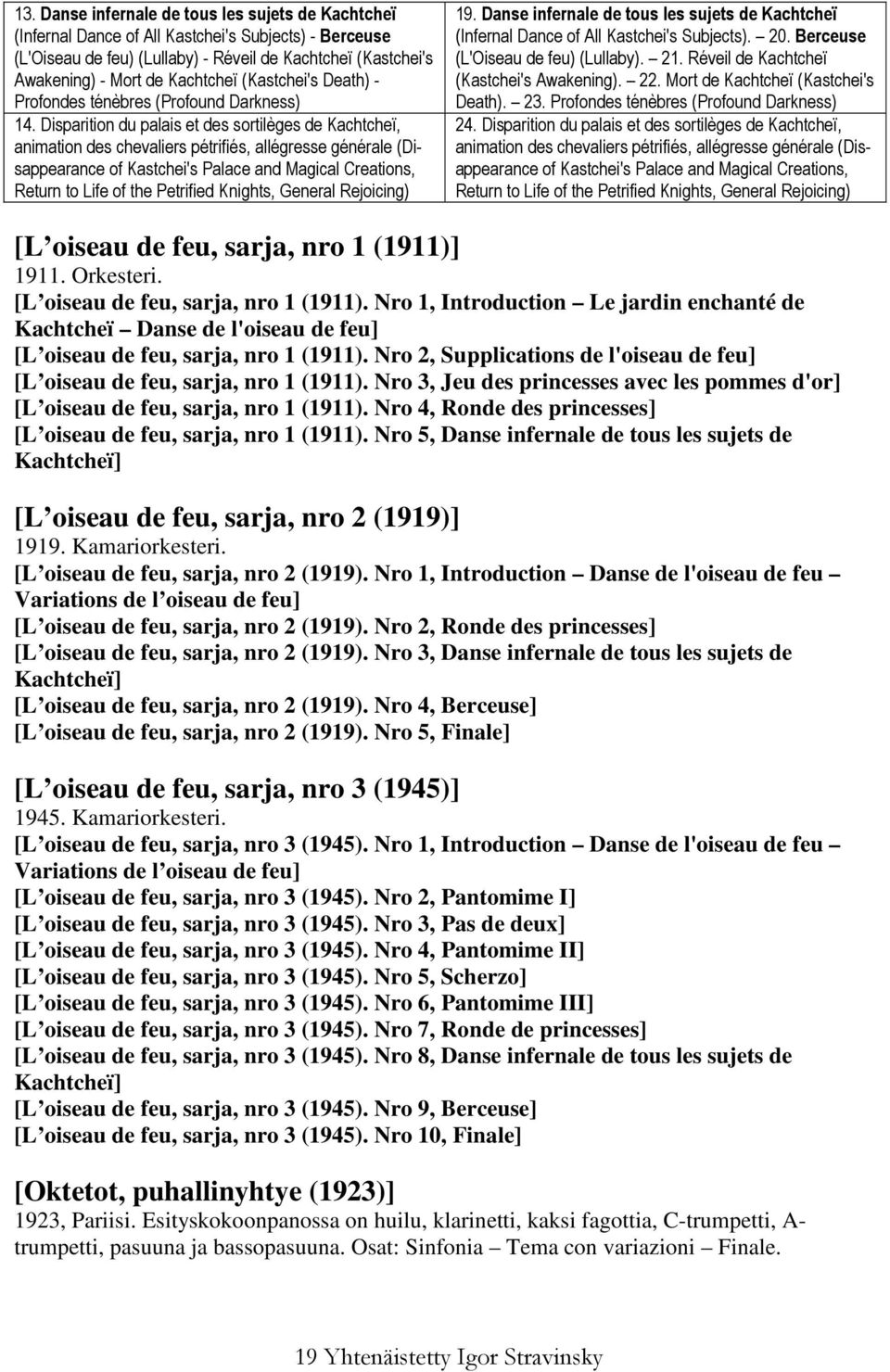 Disparition du palais et des sortilèges de Kachtcheï, animation des chevaliers pétrifiés, allégresse générale (Disappearance of Kastchei's Palace and Magical Creations, Return to Life of the