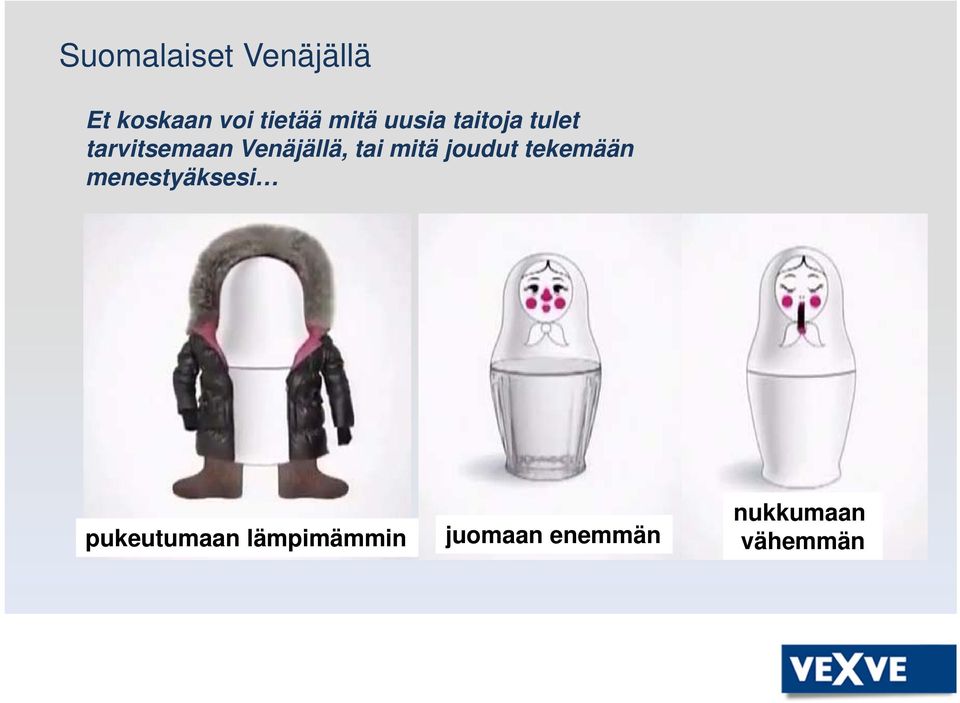 joudut tekemään menestyäksesi pukeutumaan