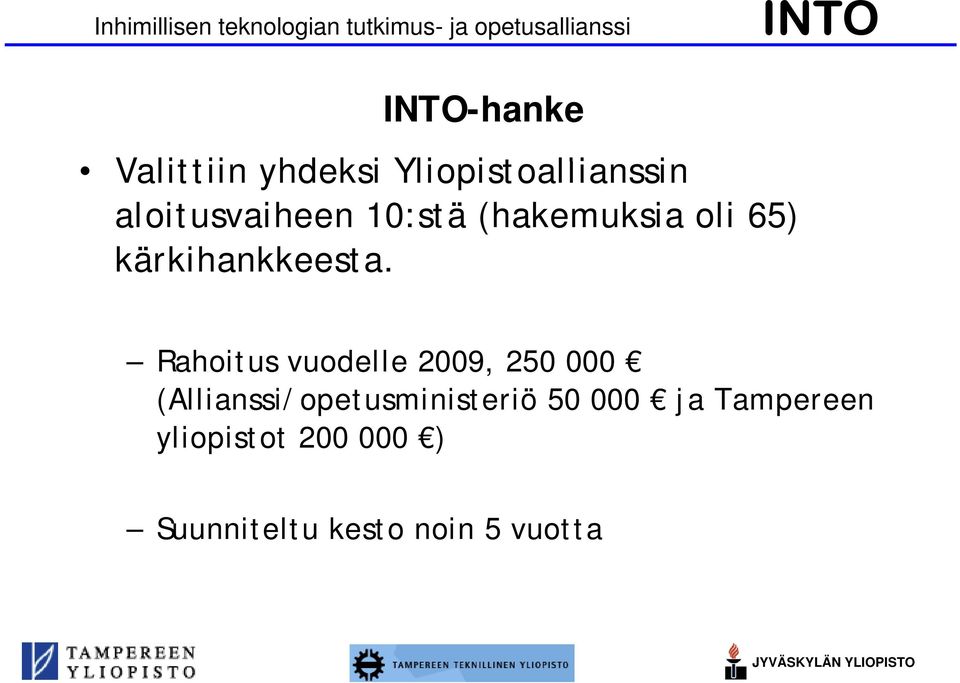 kärkihankkeesta.