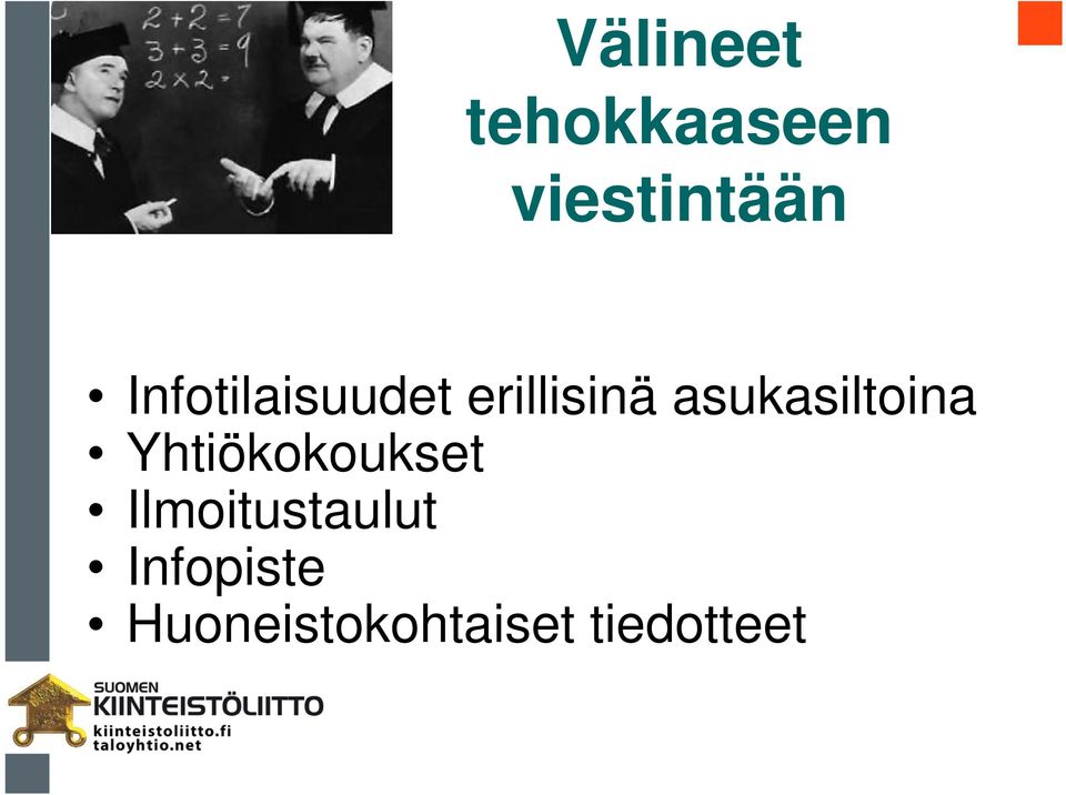 asukasiltoina Yhtiökokoukset