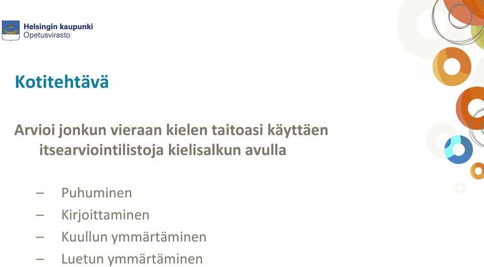 kielisalkun avulla Puhuminen