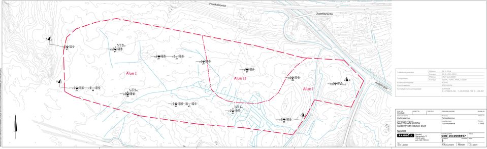 o sa/ Kylä Uusikylä Raken nustoi menp ide Uudisrakennus Ra en k nuskoh teen nimi ja osoite Hy v. Korttel i/ Tila NASTOLAN KUNTA Uudenkylän kaava-alue Nastola Ramboll Niemenkatu 73 15140 Lahti puh.