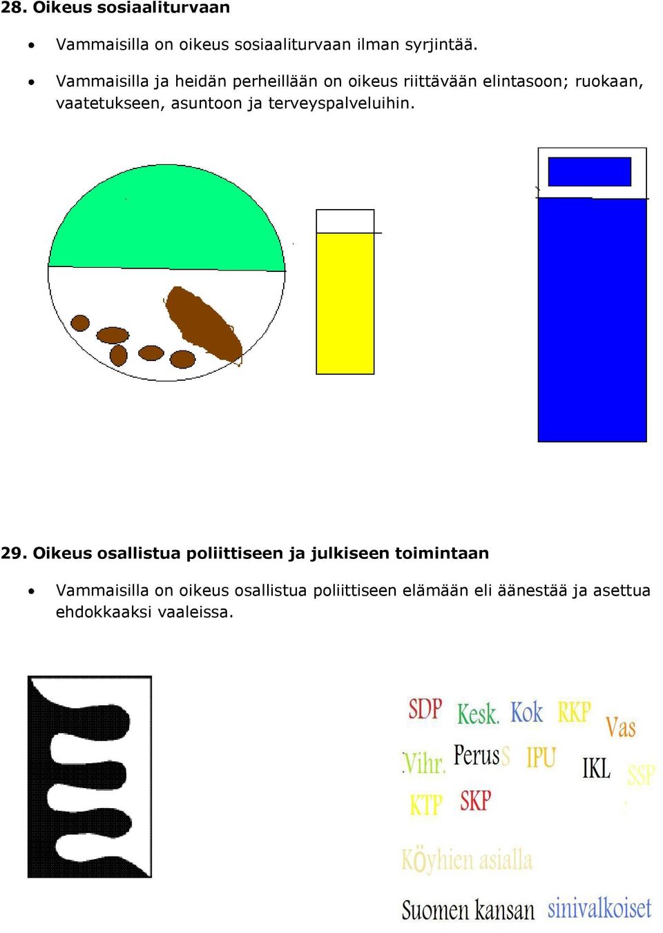 asuntoon ja terveyspalveluihin. 29.