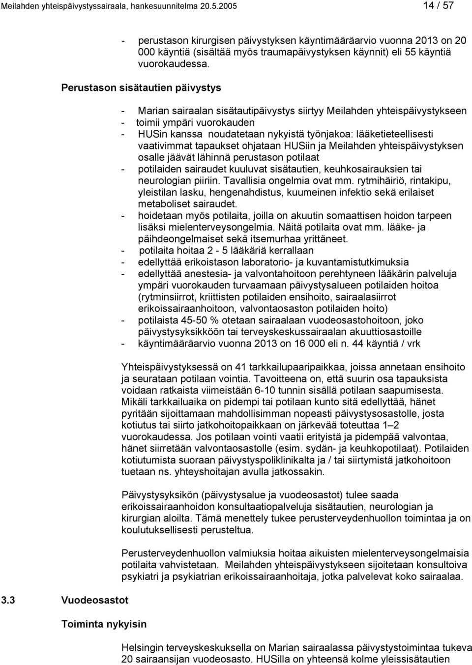 Perustason sisätautien päivystys 3.