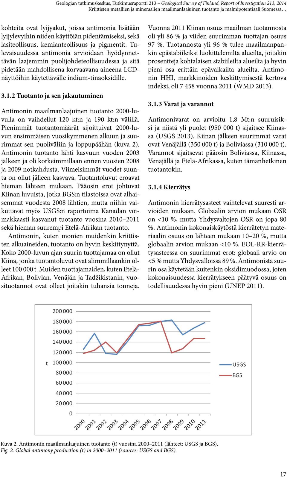 Tulevaisuudessa antimonia arvioidaan hyödynnettävän laajemmin puolijohdeteollisuudessa ja sitä pidetään mahdollisena korvaavana aineena LCDnäyttöihin käytettävälle indium-tinaoksidille. 3.1.