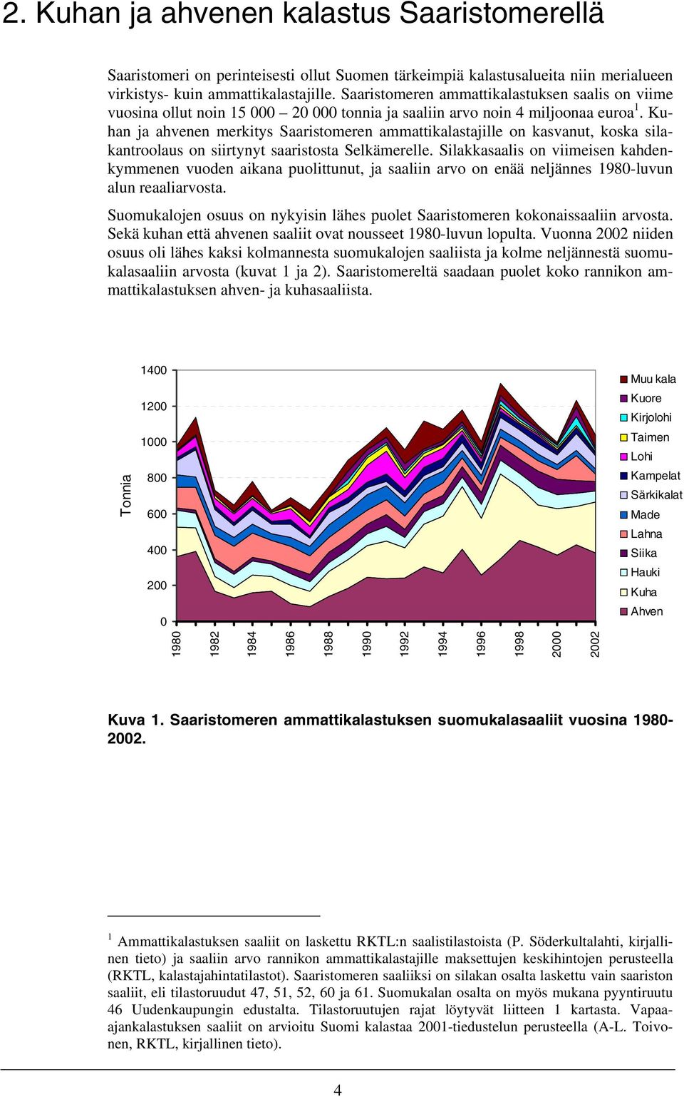 Kuhan ja ahvenen merkitys Saaristomeren ammattikalastajille on kasvanut, koska silakantroolaus on siirtynyt saaristosta Selkämerelle.