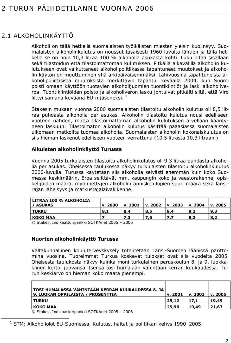 Luku pitää sisällään sekä tilastoidun että tilastoimattoman kulutuksen.
