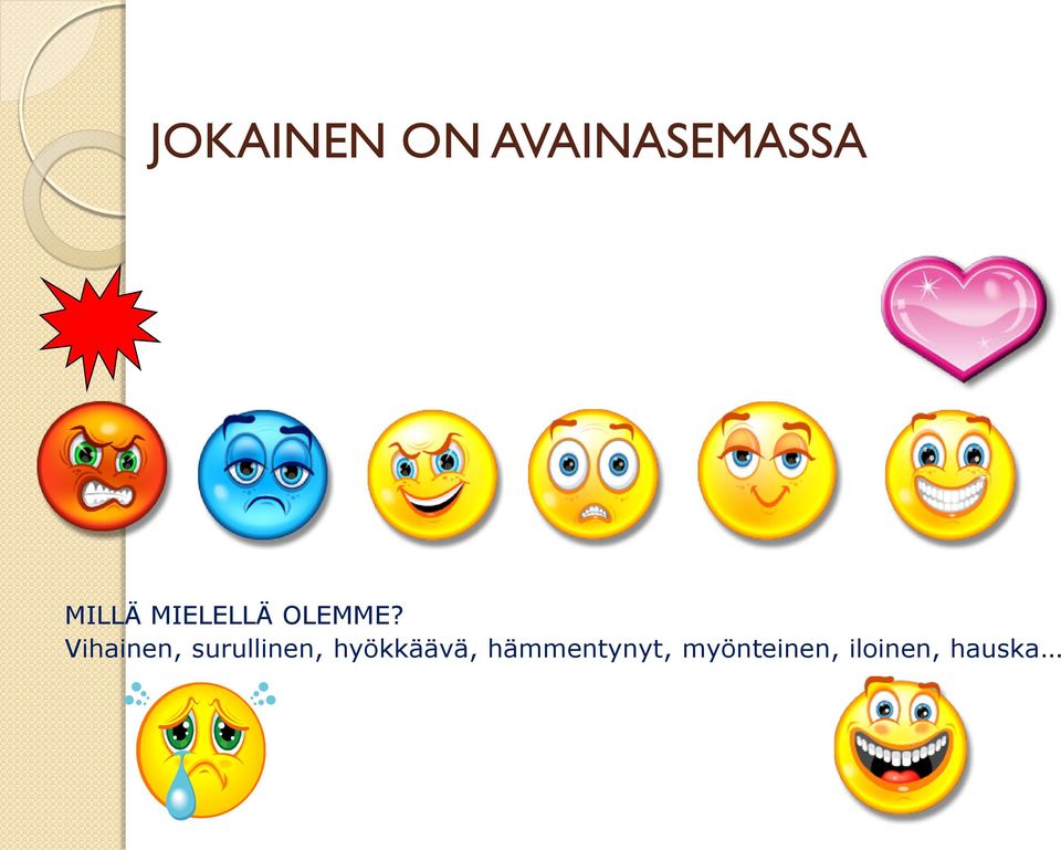 Vihainen, surullinen,
