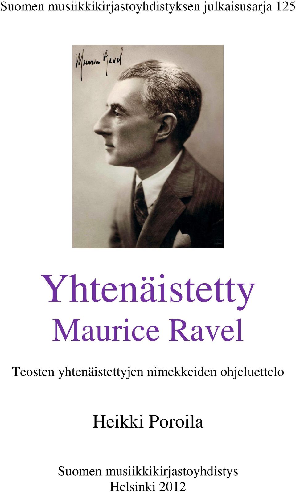 Teosten yhtenäistettyjen nimekkeiden