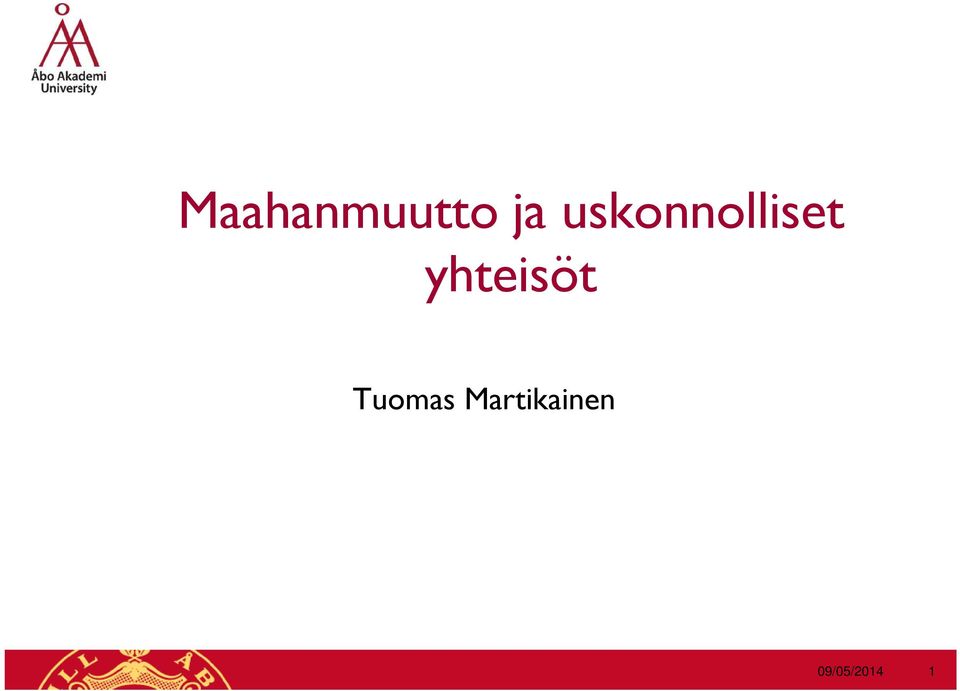 yhteisöt Tuomas