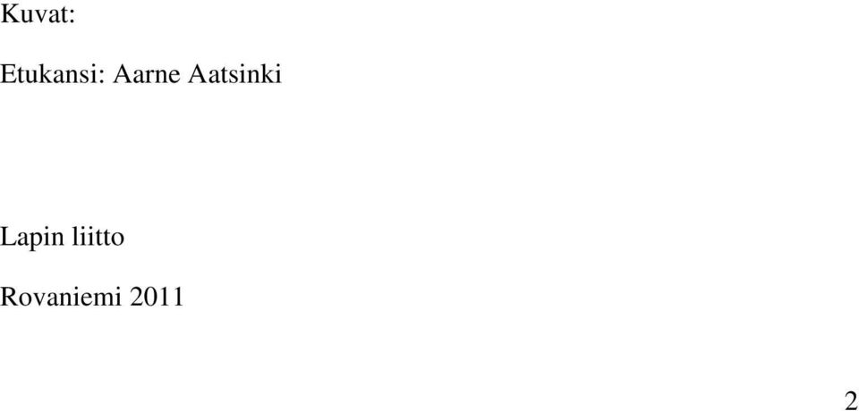 Aatsinki Lapin