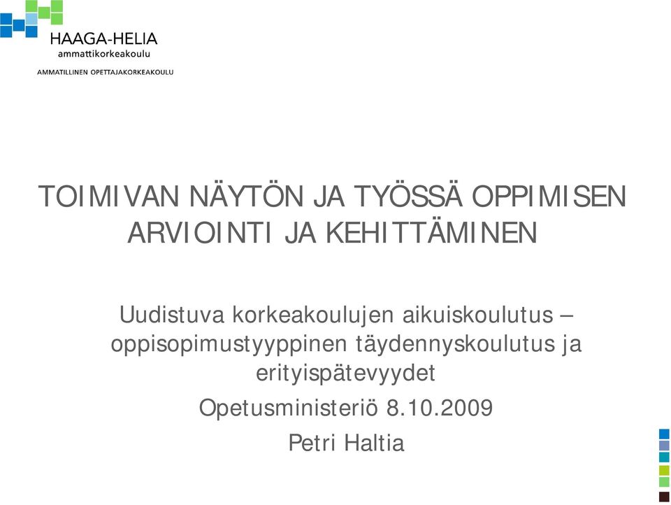 aikuiskoulutus oppisopimustyyppinen