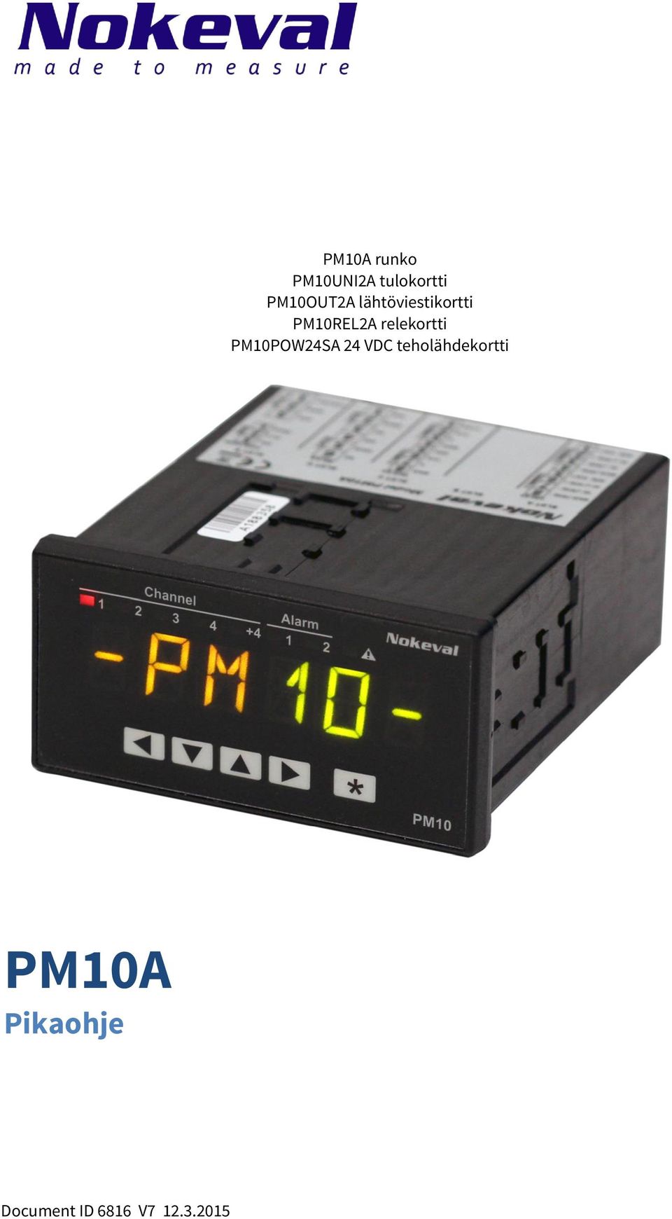 relekortti PM0POWSA VDC