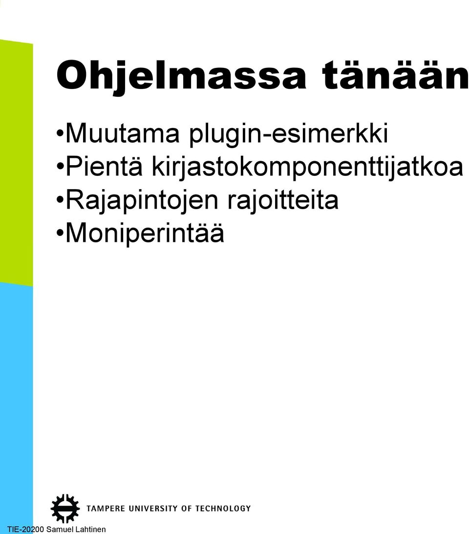 kirjastokomponenttijatkoa