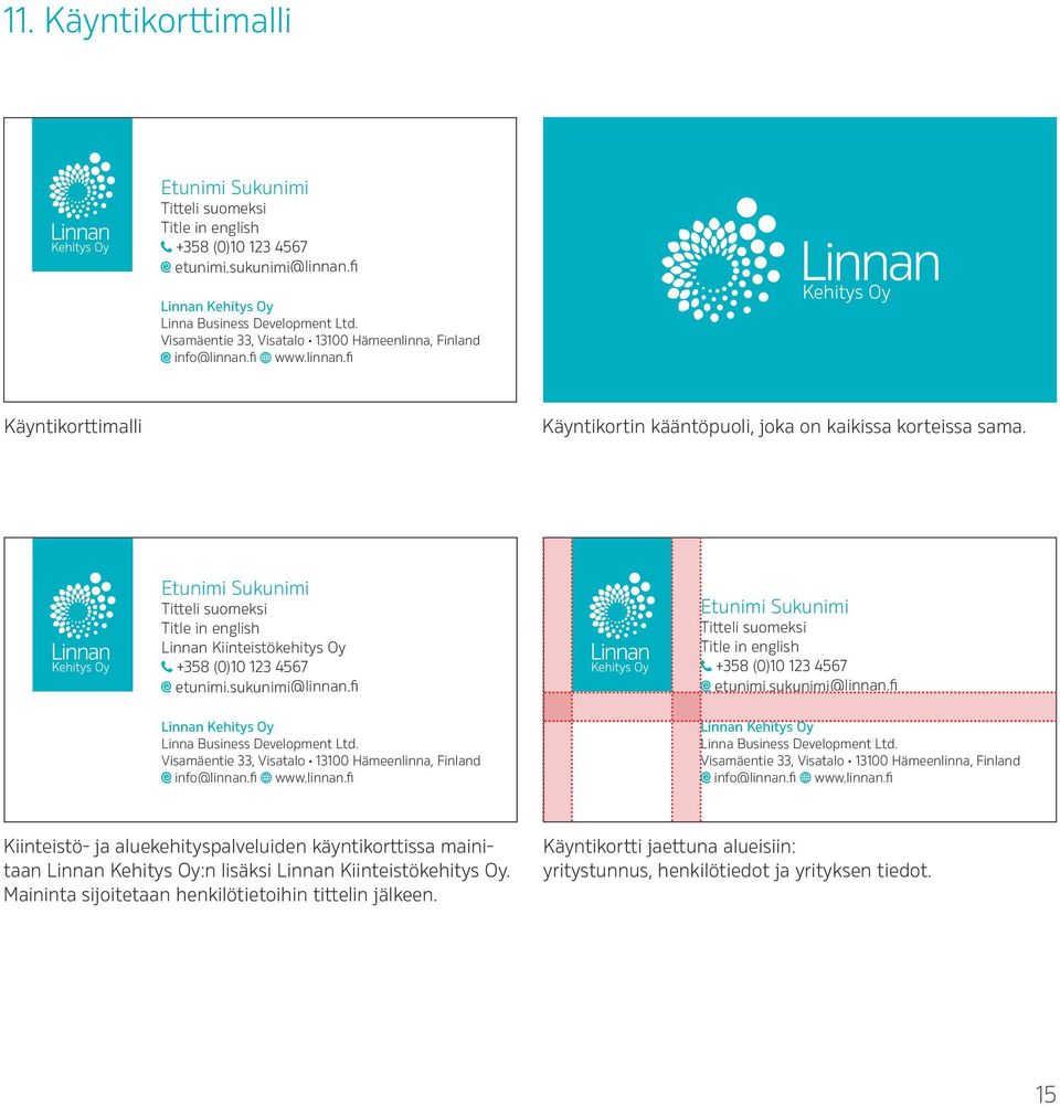 Etunimi Sukunimi Titteli suomeksi Title in english Linnan Kiinteistökehitys Oy +358 (0)10 123 4567 etunimi.sukunimi@linnan.fi Linnan Kehitys Oy Linna Business Development Ltd.