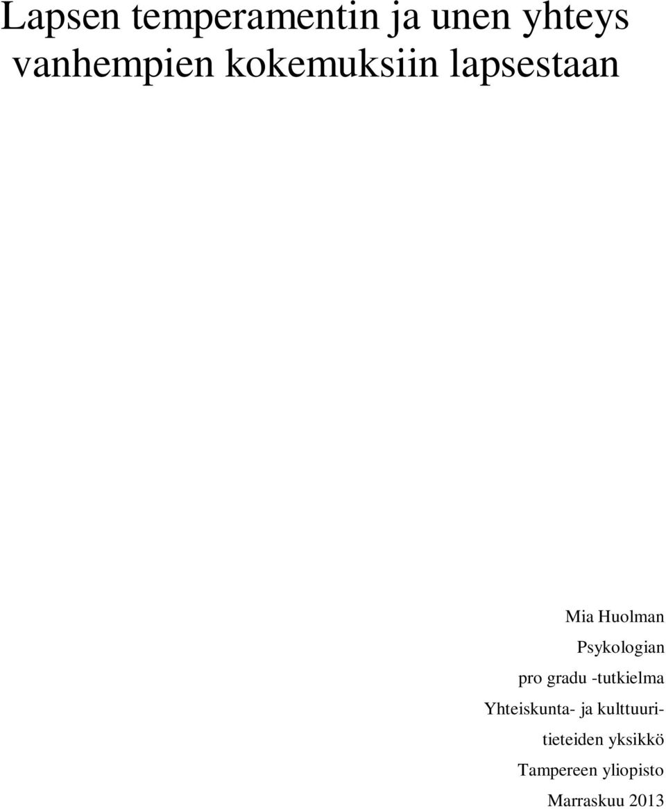 pro gradu -tutkielma Yhteiskunta- ja