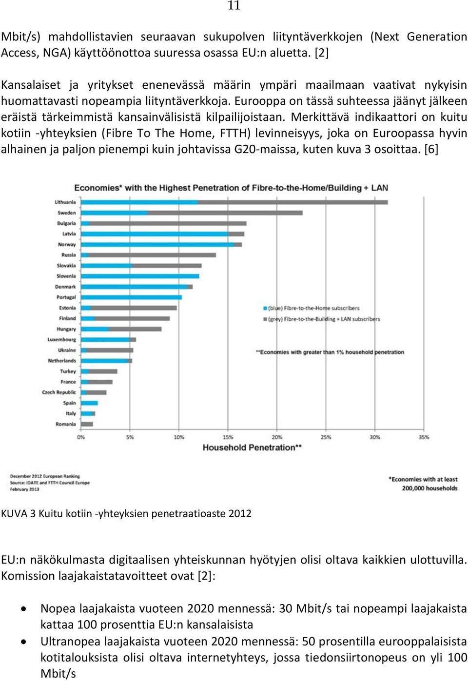 Eurooppa on tässä suhteessa jäänyt jälkeen eräistä tärkeimmistä kansainvälisistä kilpailijoistaan.