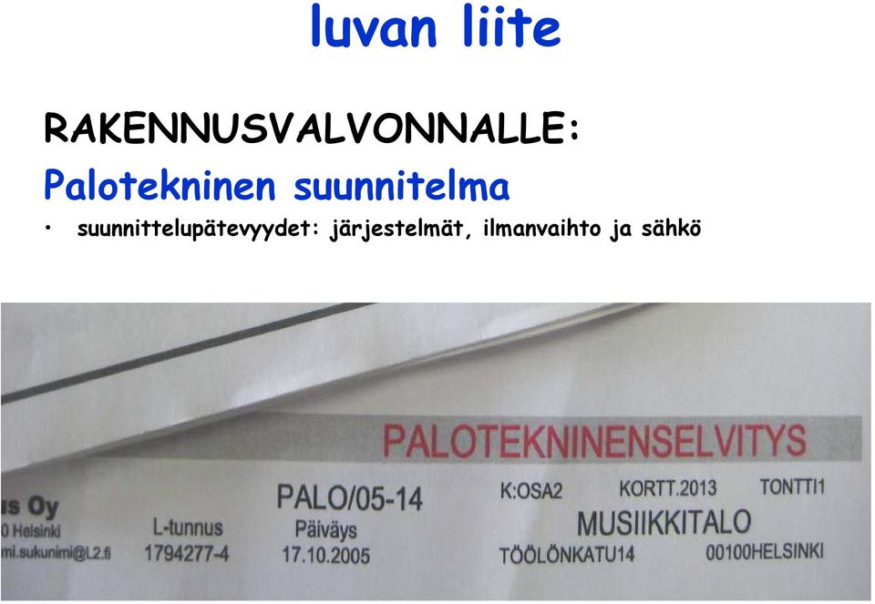 Palotekninen suunnitelma