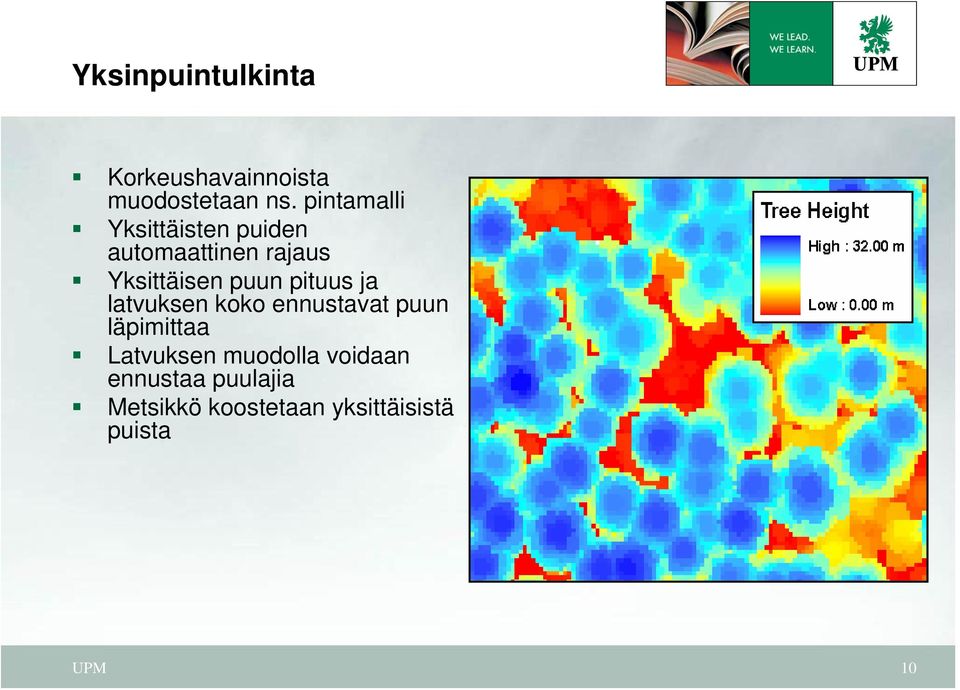 puun pituus ja latvuksen koko ennustavat puun läpimittaa Latvuksen