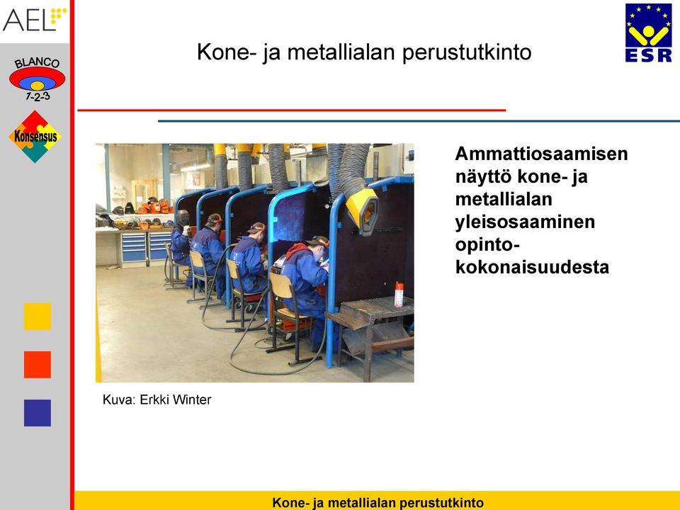 näyttö kone- ja metallialan