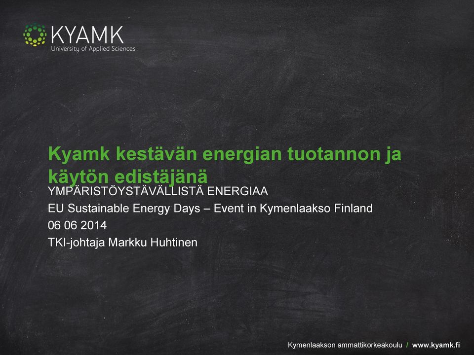 Sustainable Energy Days Event in Kymenlaakso