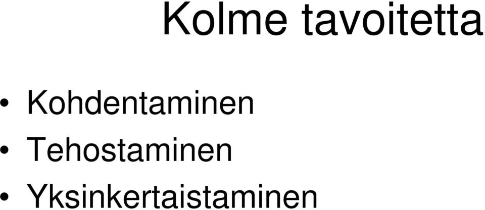 Kohdentaminen