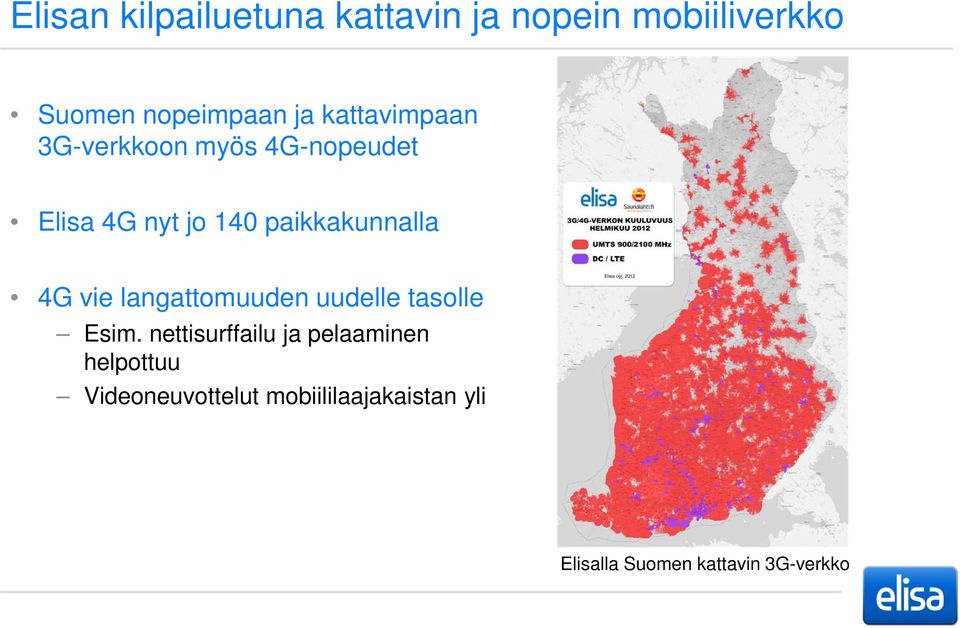 4G vie langattomuuden uudelle tasolle Esim.