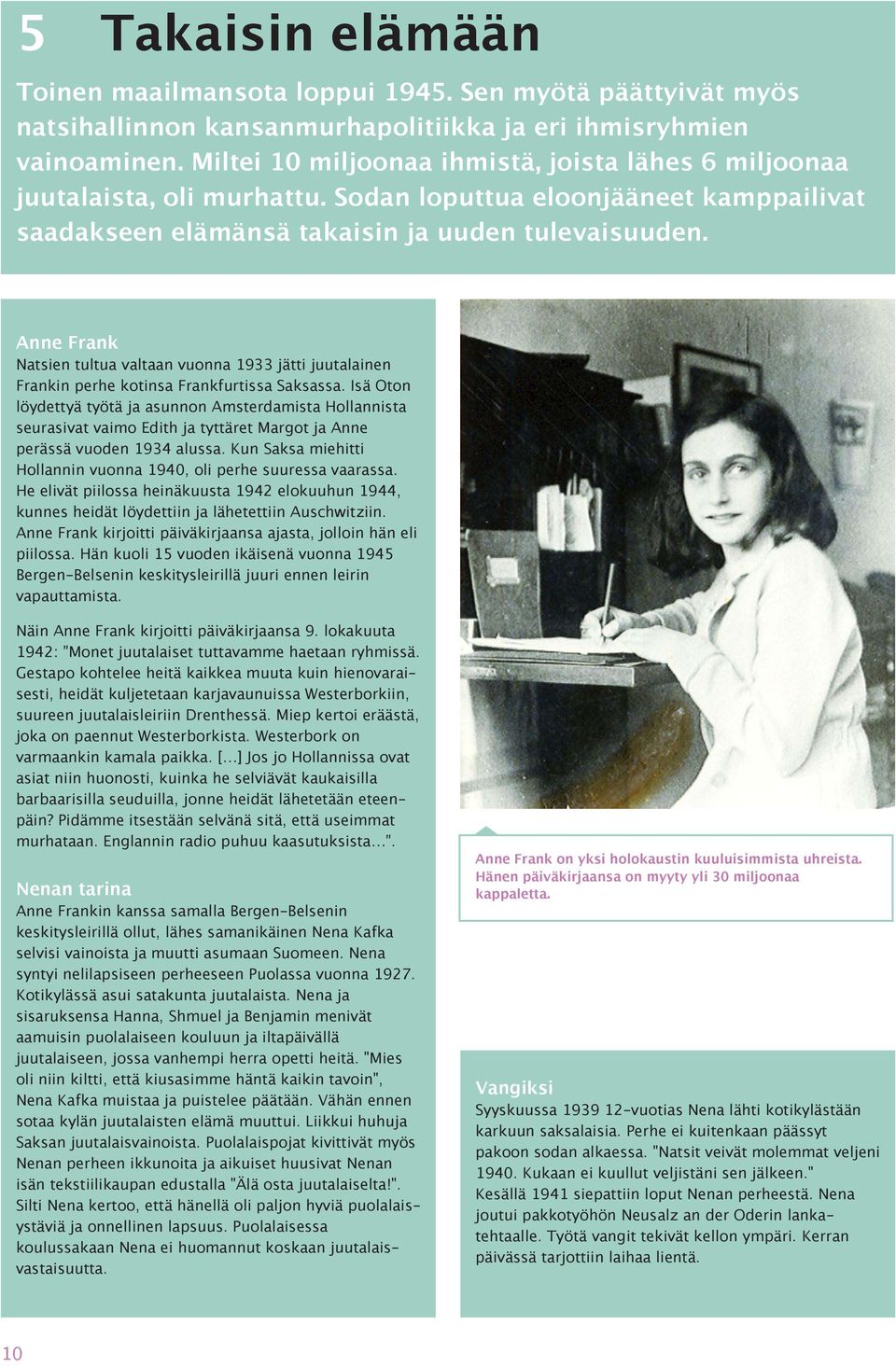 Anne Frank Natsien tultua valtaan vuonna 1933 jätti juutalainen Frankin perhe kotinsa Frankfurtissa Saksassa.