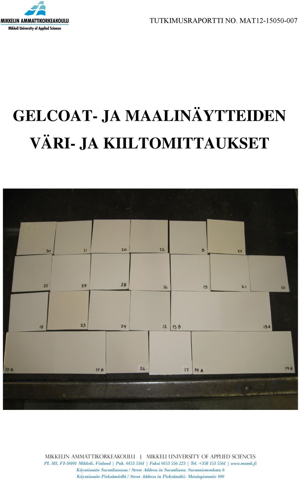 GELCOAT- JA